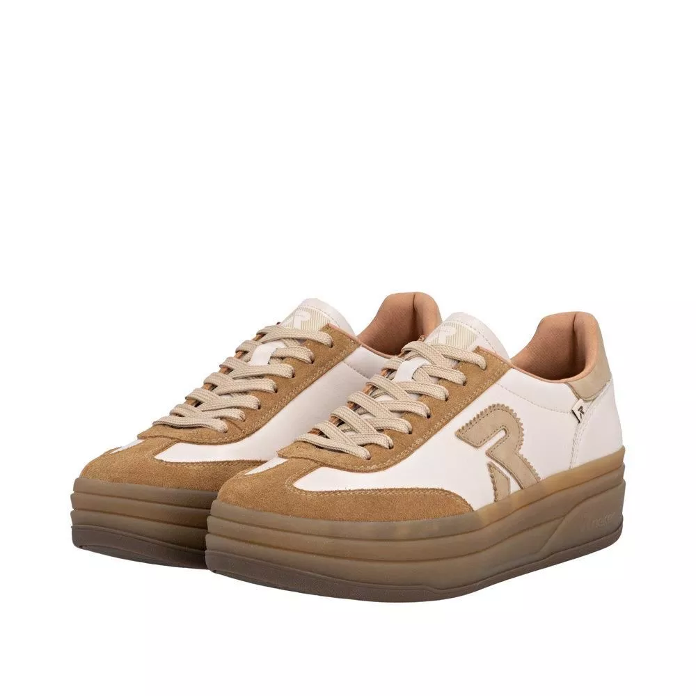Półbuty RIEKER W3700-62 beige