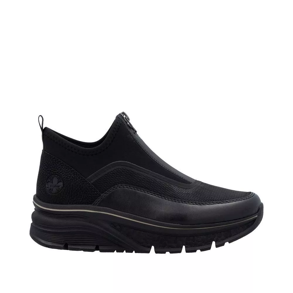 Półbuty RIEKER 48053-00 black