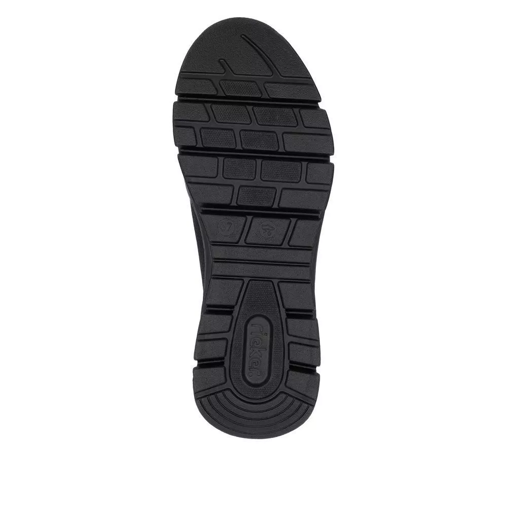 Półbuty RIEKER 48053-00 black