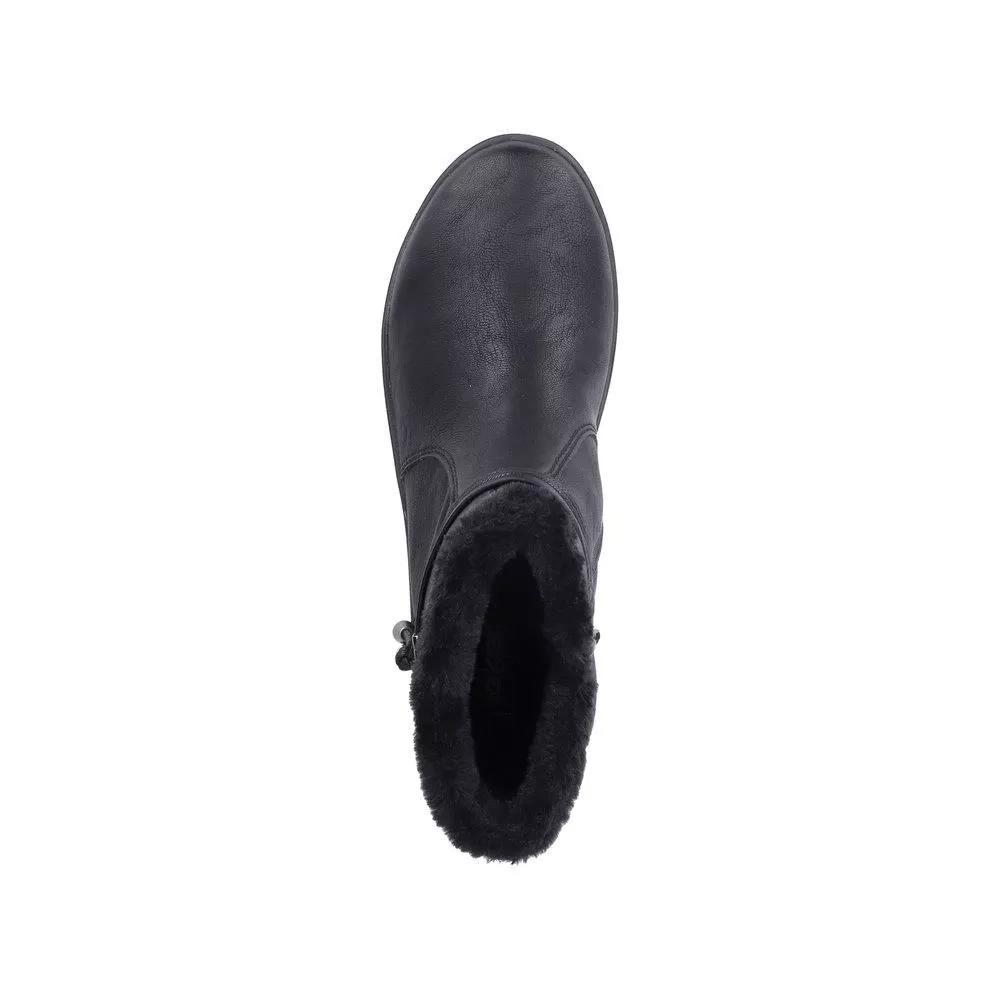 Botki RIEKER Z0070-00 black