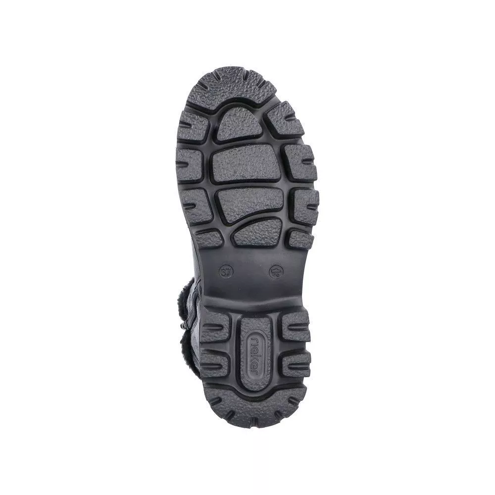 Botki RIEKER Y3350-00 black