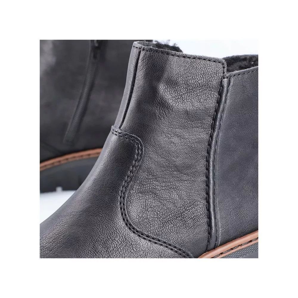 Botki RIEKER X9165-00 black