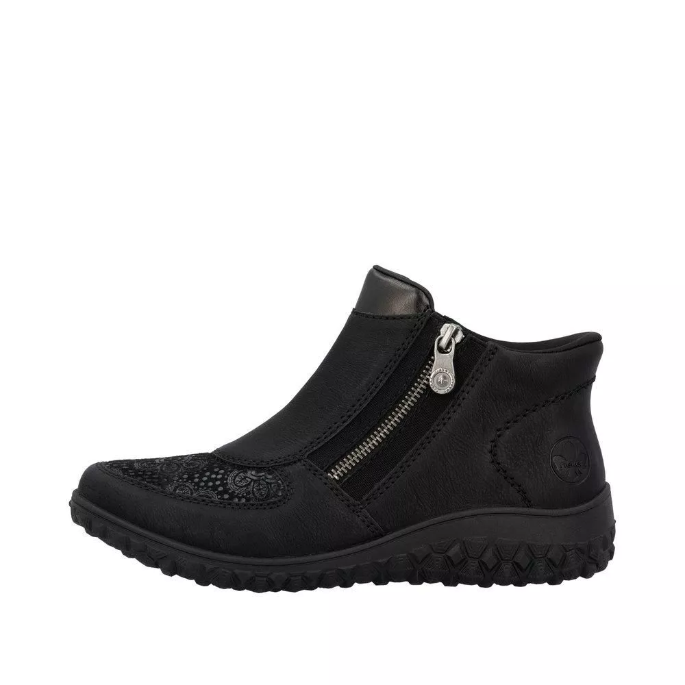 Botki RIEKER 59558-00 black