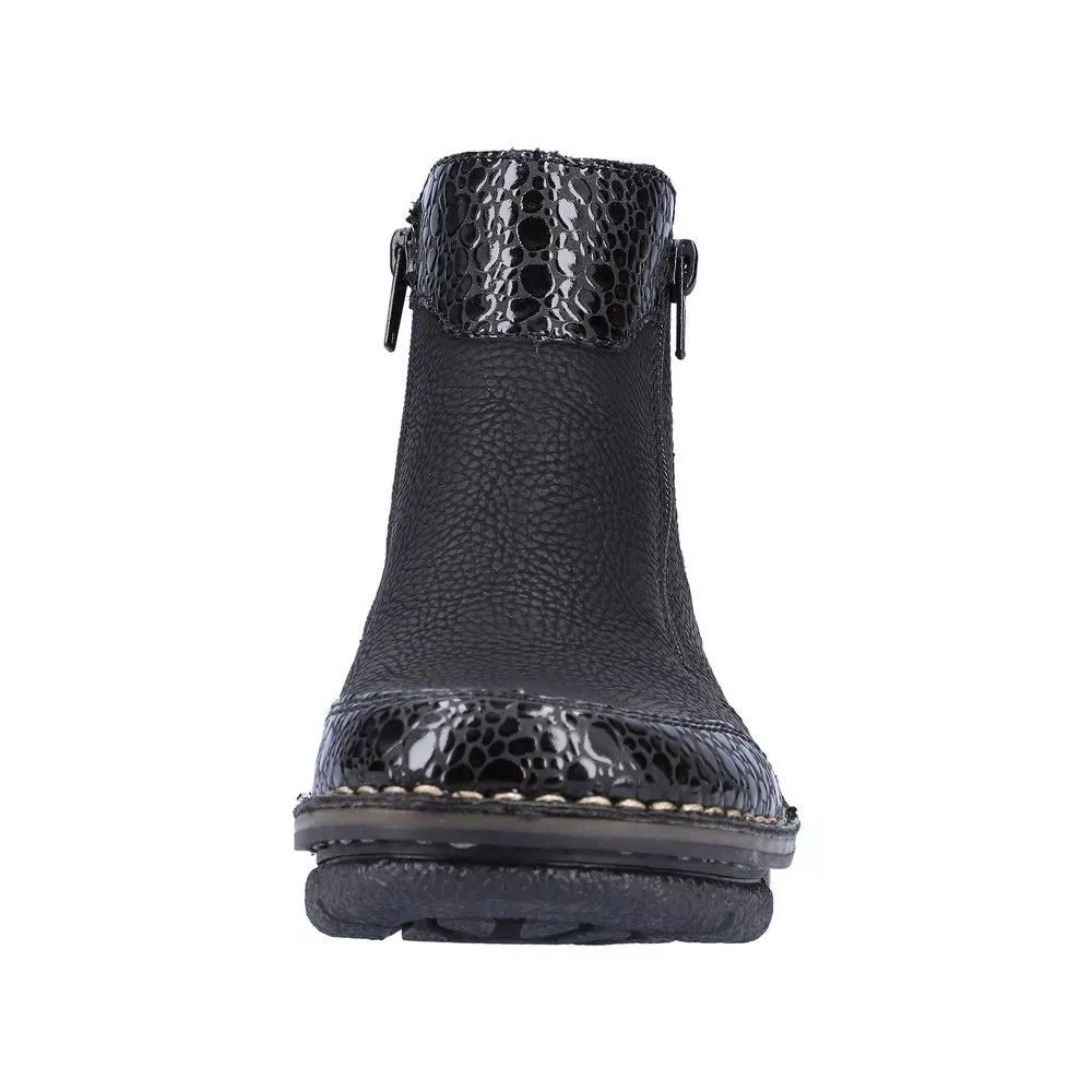 Botki RIEKER 73355-00 black