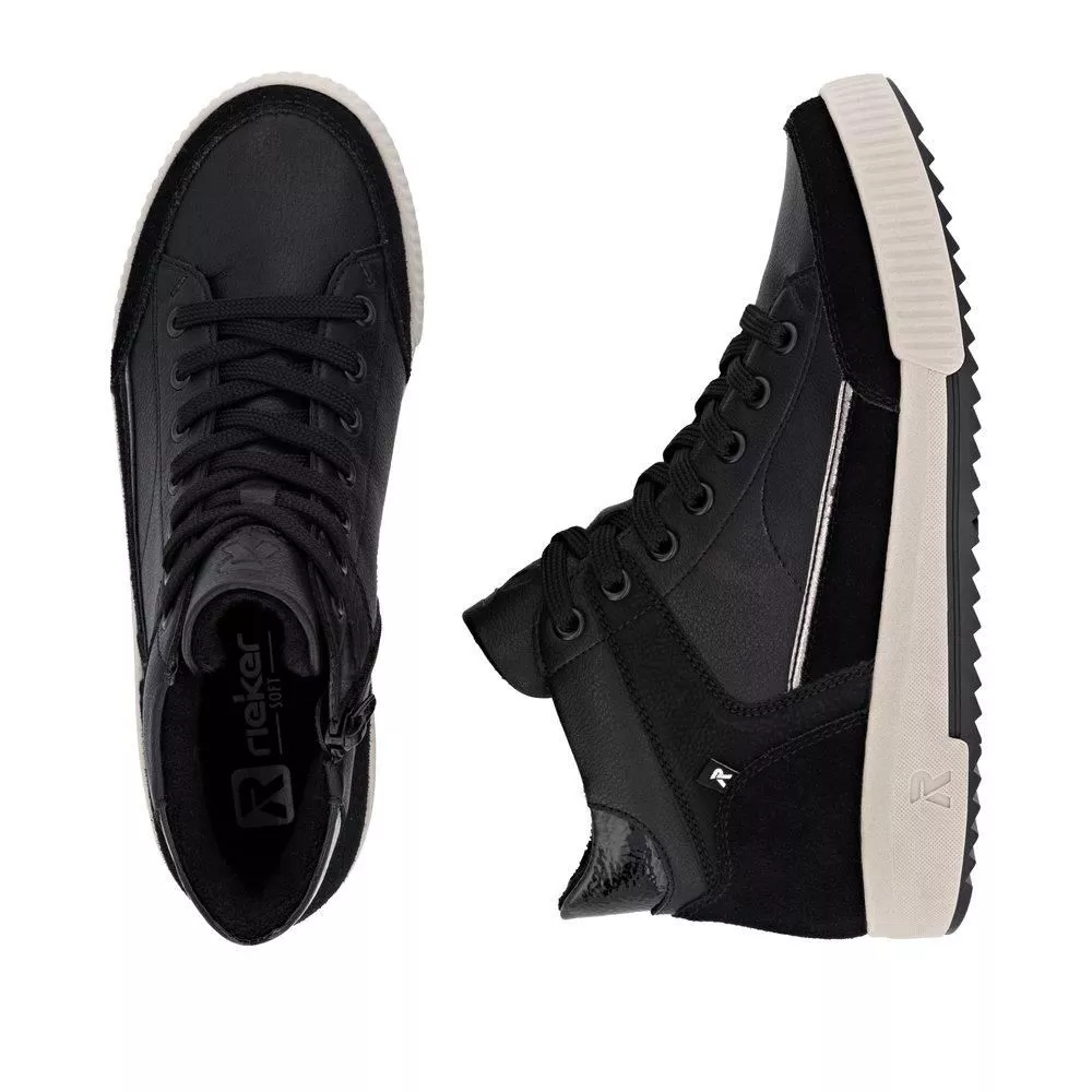 Trzewiki RIEKER W0171-00 black