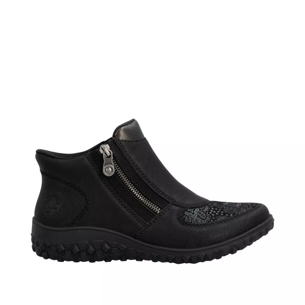 Botki RIEKER 59558-00 black