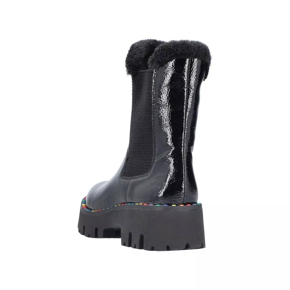 Botki RIEKER Y3350-00 black