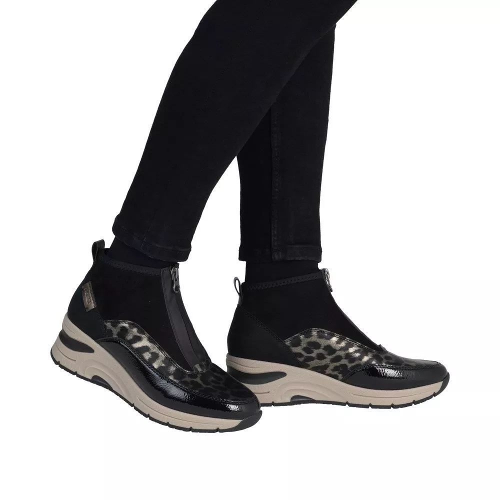 Botki RIEKER N9362-00 black
