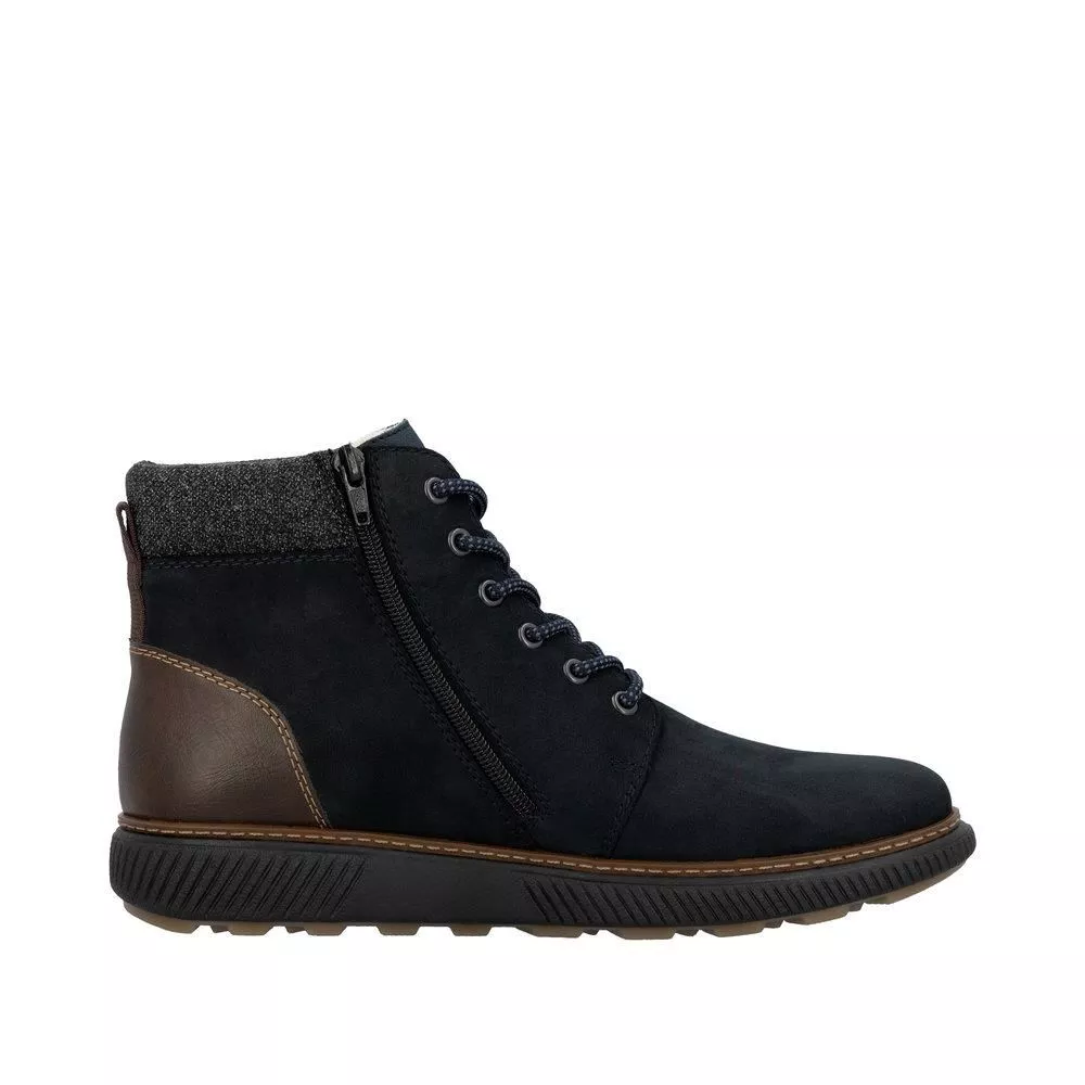 Trzewiki RIEKER B3343-15 blue