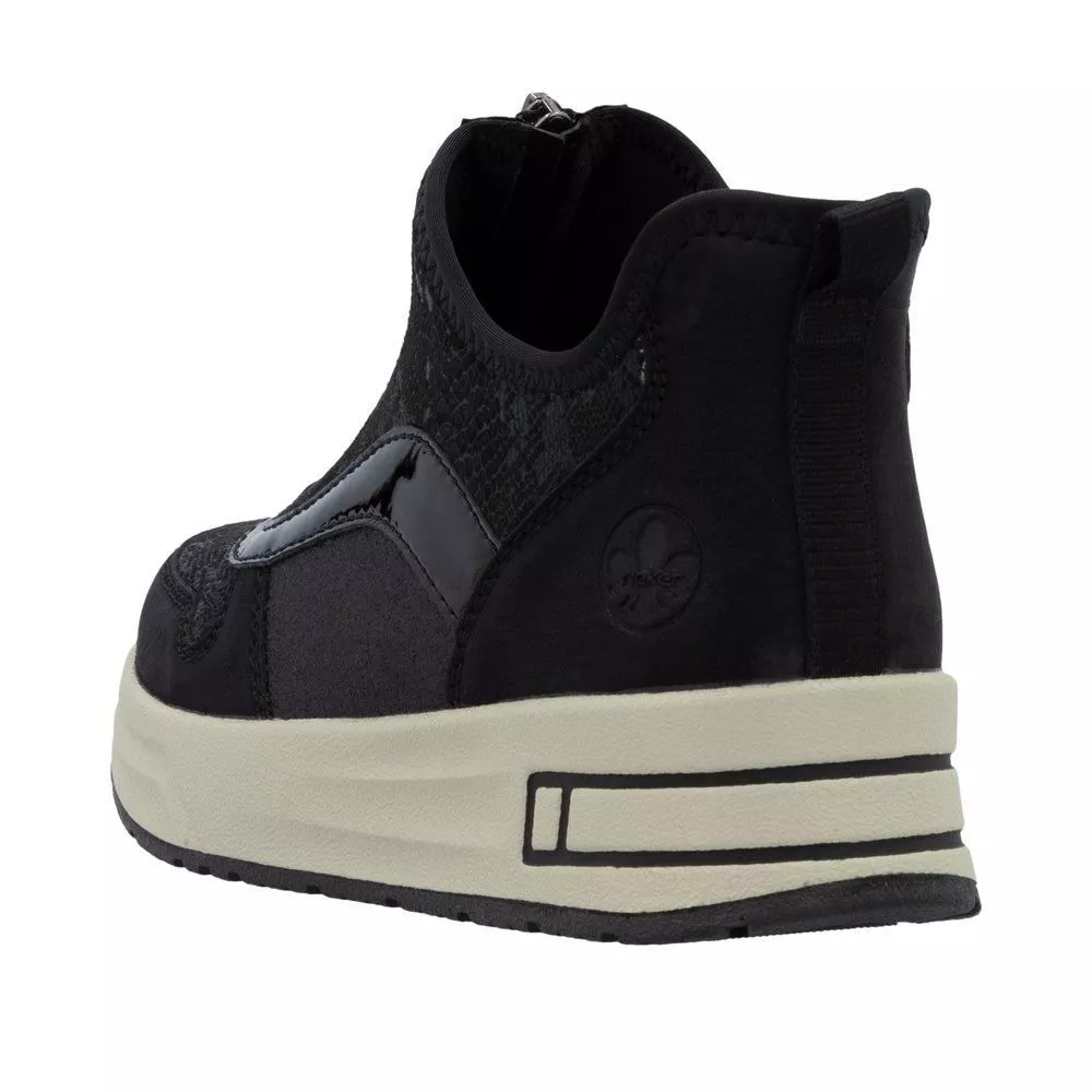 Botki RIEKER N8151-00 black