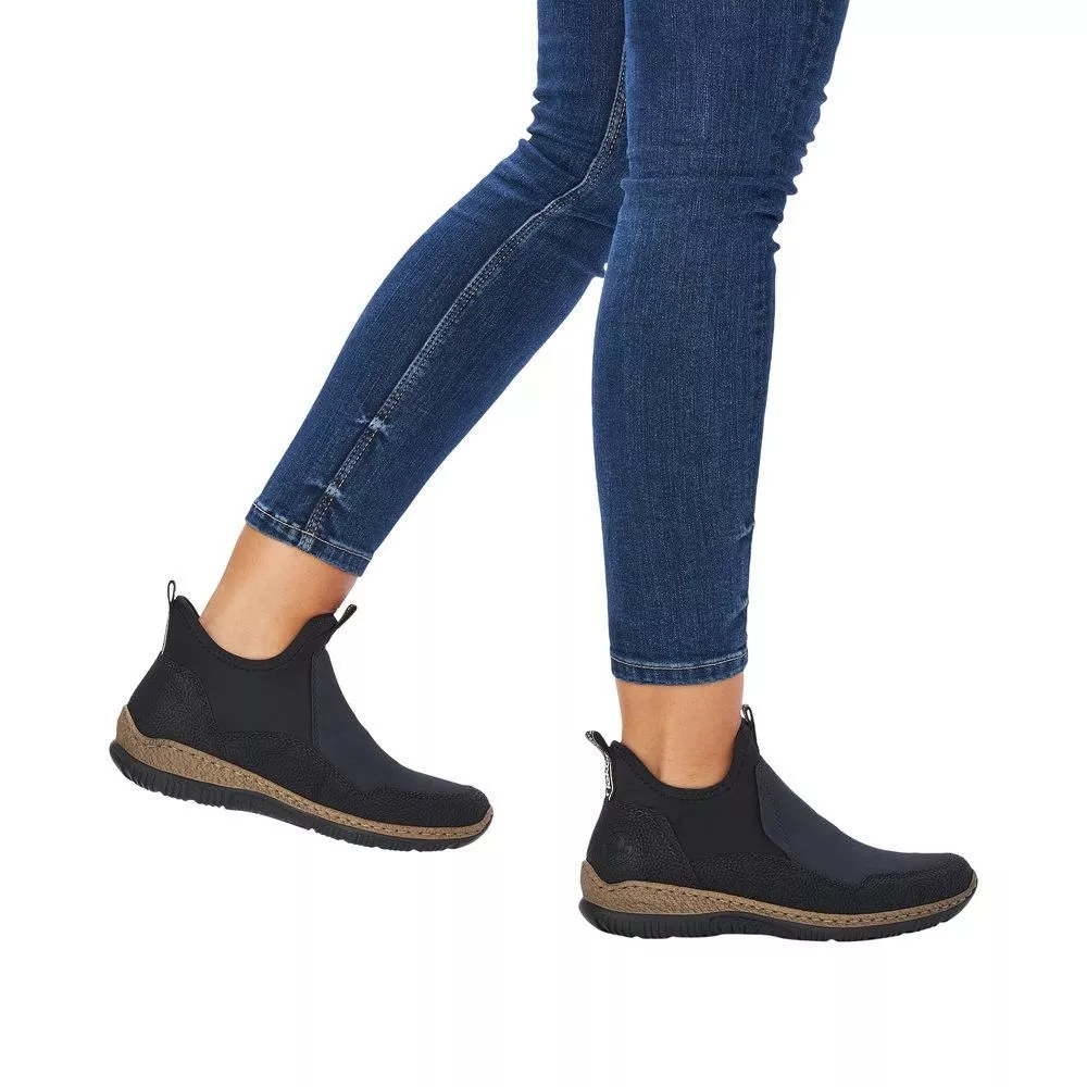 Botki RIEKER N3275-00 black