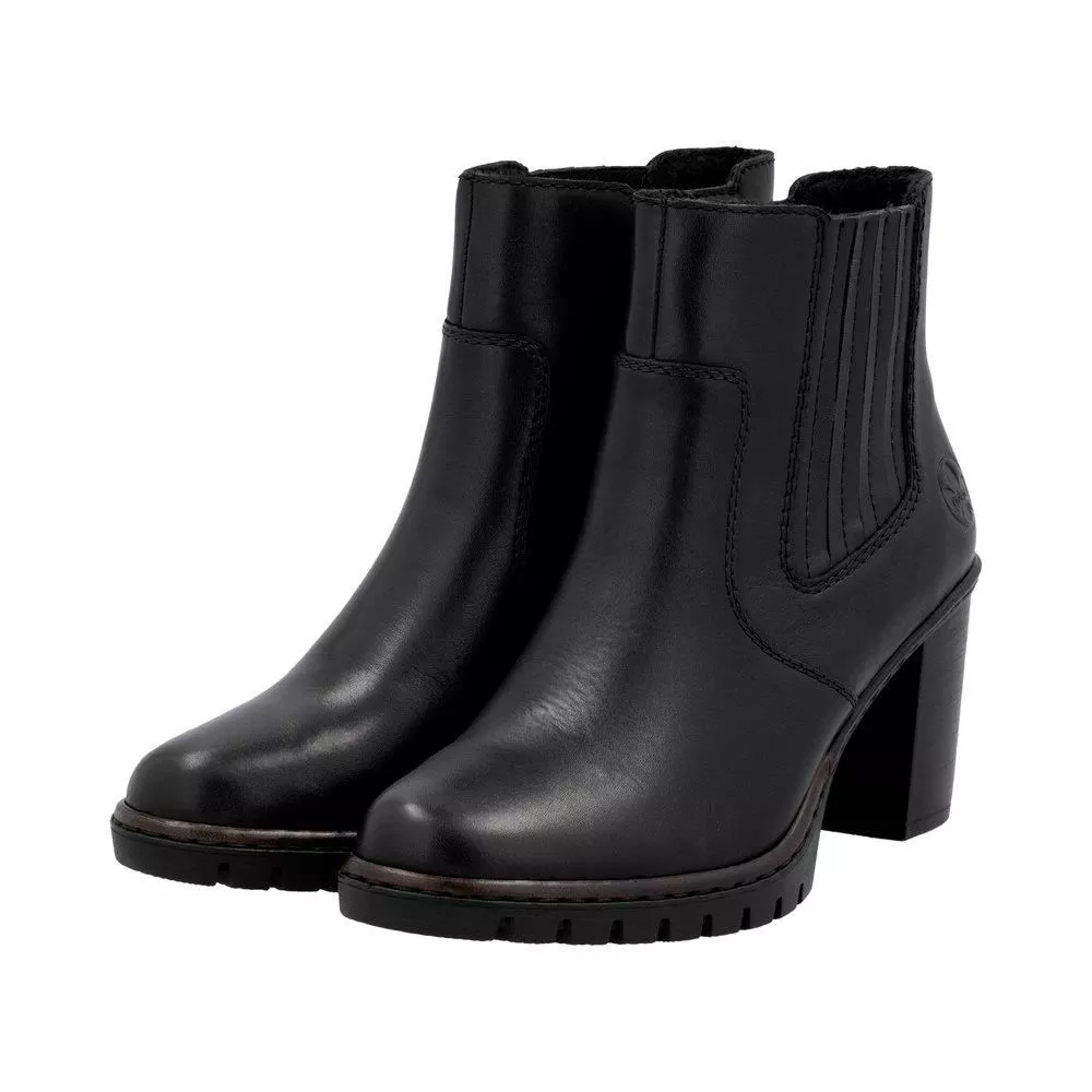 Botki RIEKER Y2577-00 black