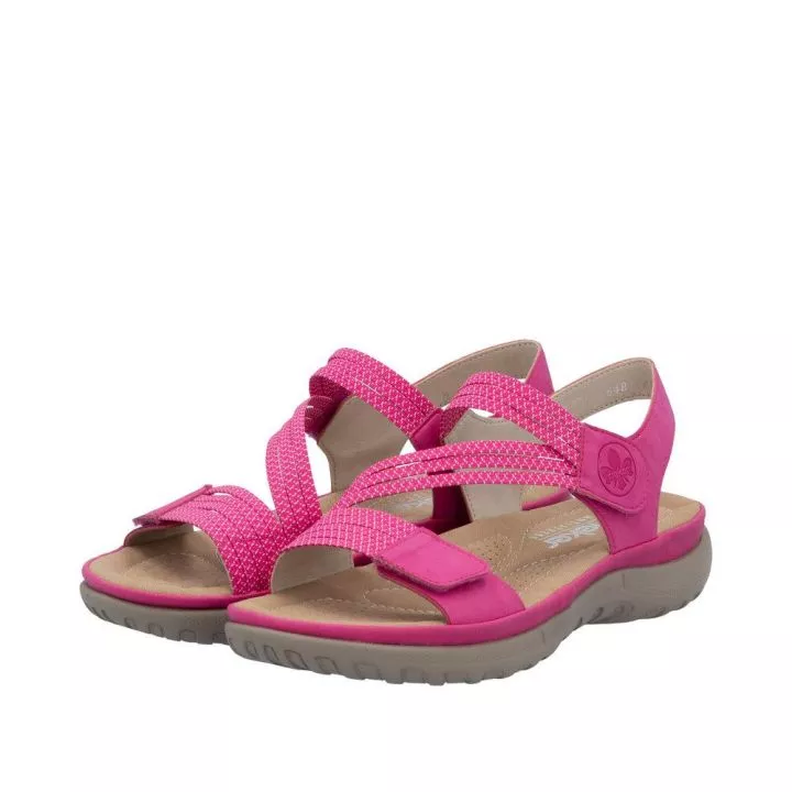 Sandały RIEKER 64870-31 pink