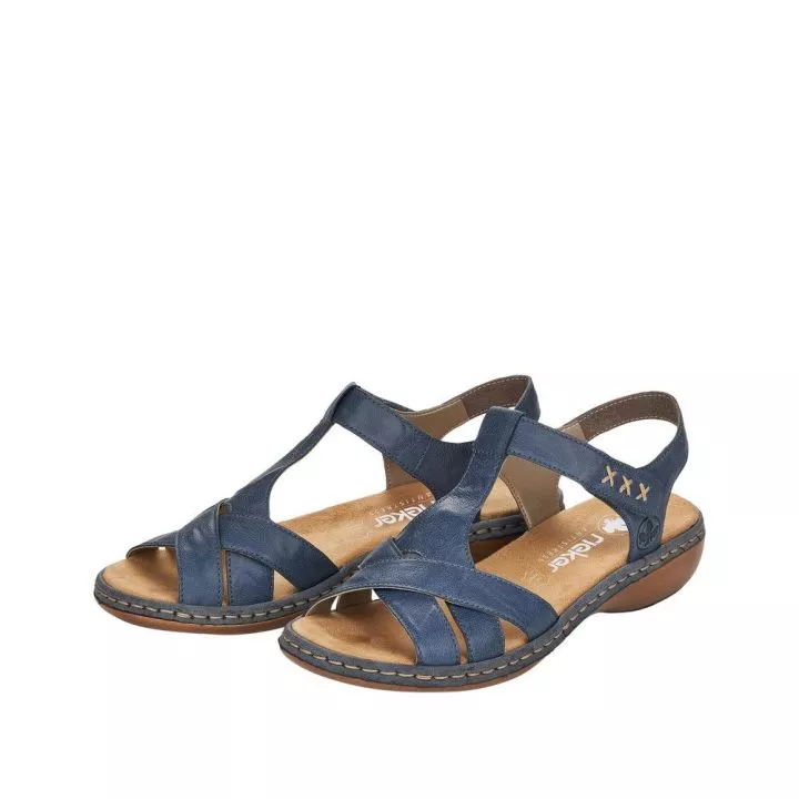 Sandały RIEKER 65919-12 blue