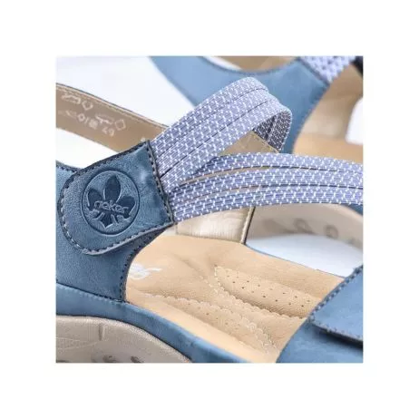 Sandały RIEKER 64870-14 blue