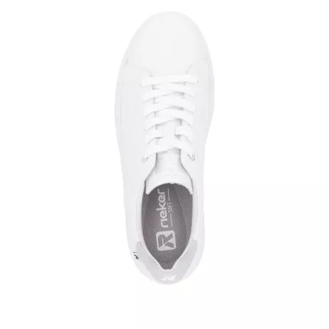 Półbuty RIEKER W2601-80 white