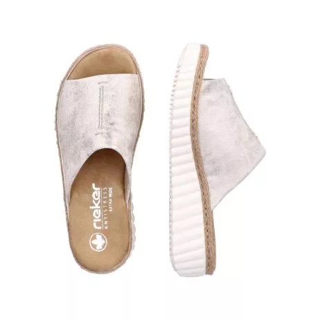 Klapki RIEKER 69288-60 beige