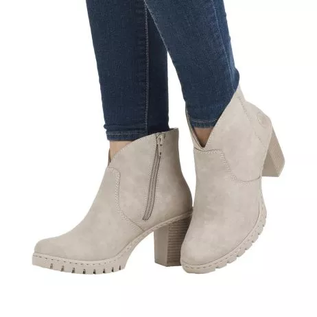 Botki RIEKER Y2553-60 beige
