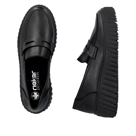 Mokasyny RIEKER N2562-00 black