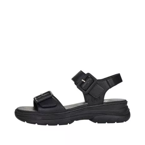 Sandały RIEKER 66680-00 black