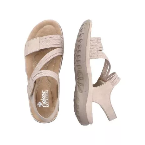 Sandały RIEKER 64870-62 beige