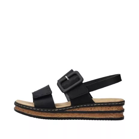 Sandały RIEKER 62950-00 black