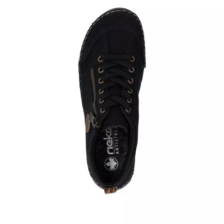 Półbuty RIEKER 52514-00 black