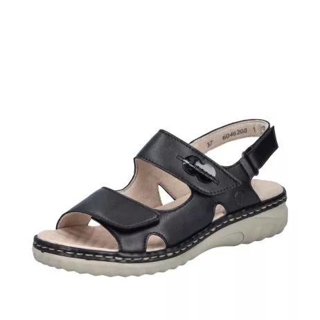 Sandały RIEKER 60462-00 black