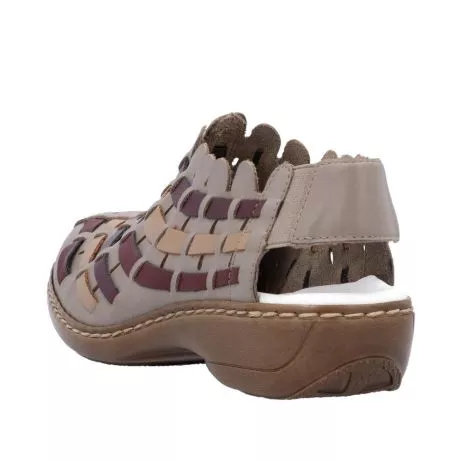 Sandały RIEKER 413V8-64 beige