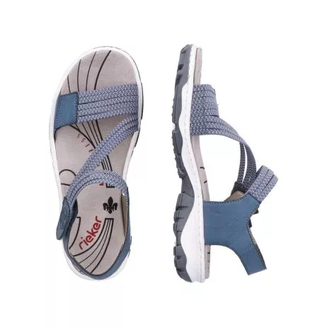 Sandały RIEKER 68871-14 blue