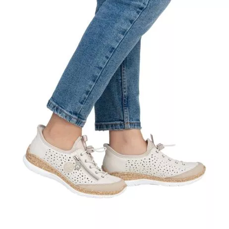 Półbuty RIEKER N42V3-60 beige