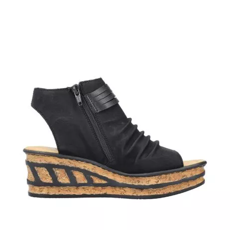 Sandały RIEKER 68191-00 black