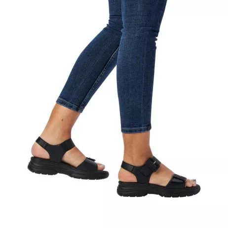 Sandały RIEKER 66680-00 black