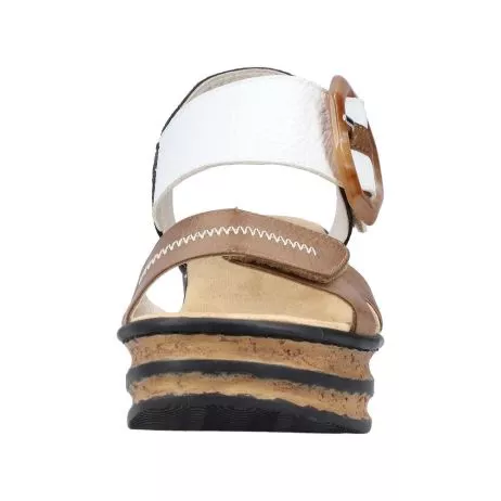 Sandały RIEKER 68176-64 beige