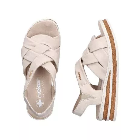 Sandały RIEKER 62908-60 beige