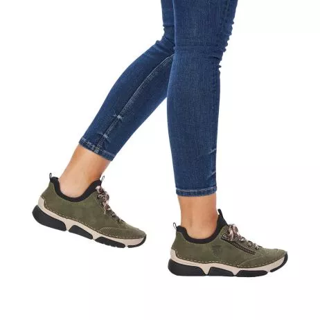 Półbuty RIEKER 45973-54 green