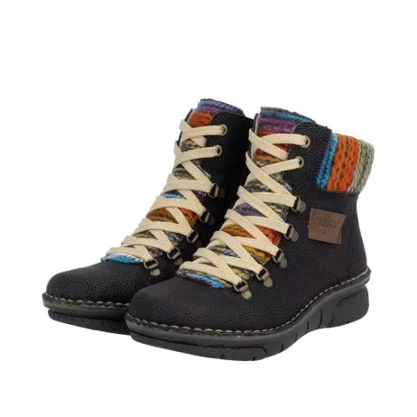 Trzewiki RIEKER 73343-00 black