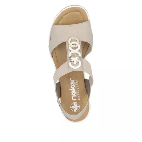 Sandały RIEKER 67498-62 beige