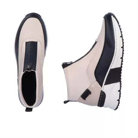 Botki RIEKER N6352-60 beige