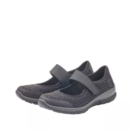 Półbuty RIEKER L32B5-00 black