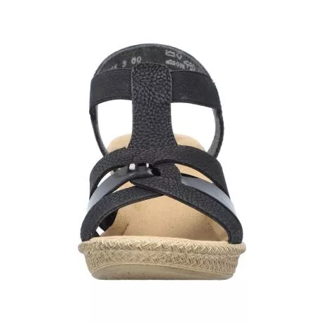 Sandały RIEKER 665K3-00 black