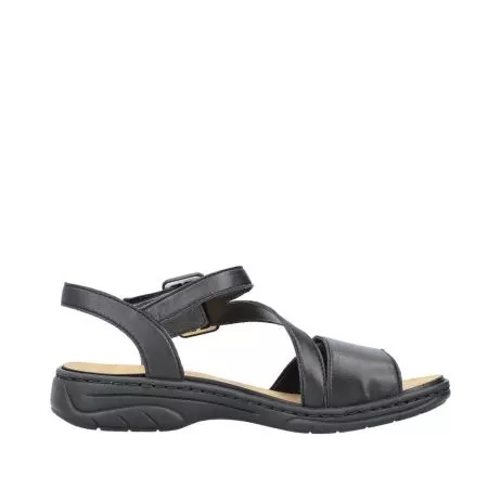 Sandały RIEKER 64561-00 black
