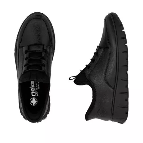 Półbuty RIEKER N1357-00 black