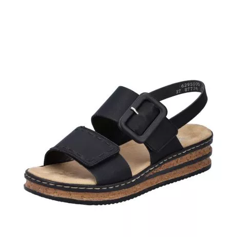Sandały RIEKER 62950-00 black