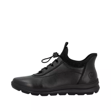 Półbuty RIEKER Z0057-00 black