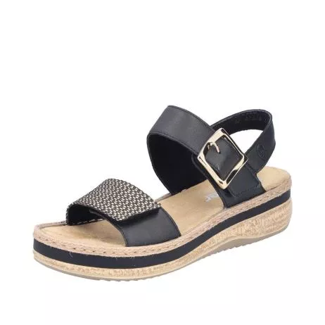 Sandały RIEKER V0951-00 black