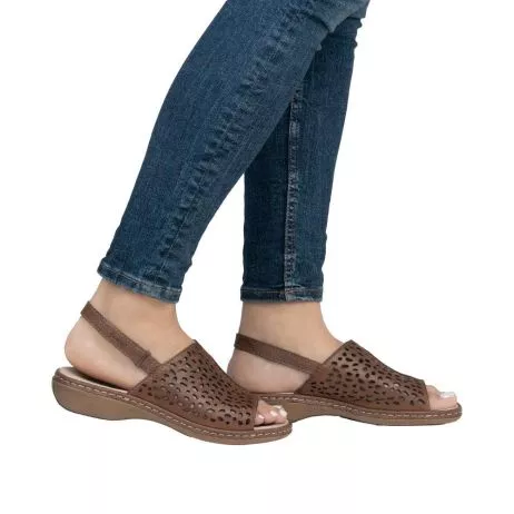 Sandały RIEKER 65985-25 brown