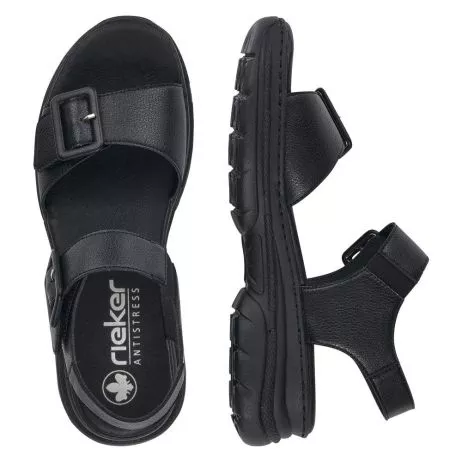 Sandały RIEKER 66680-00 black
