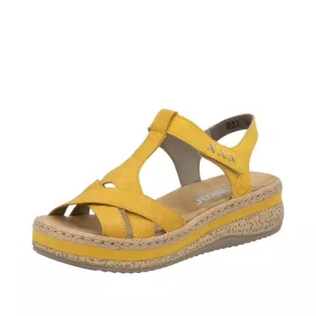 Sandały RIEKER V0919-68 yellow
