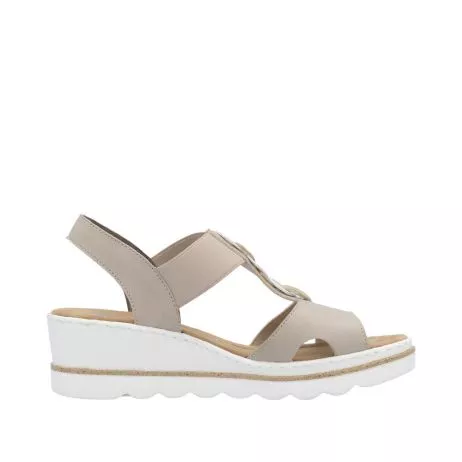 Sandały RIEKER 67498-62 beige